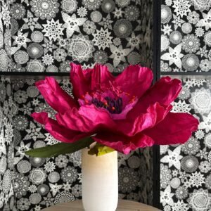 MAGETA PINK: Dancing paper flower