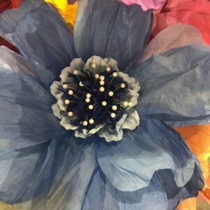 BABY BLUE: Moonlight paper flower