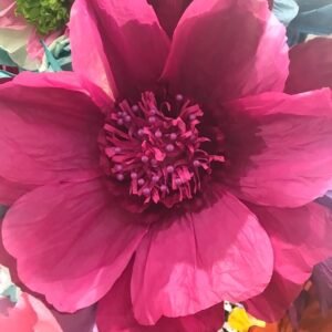 MAGENTA PINK: Moonlight paper flower