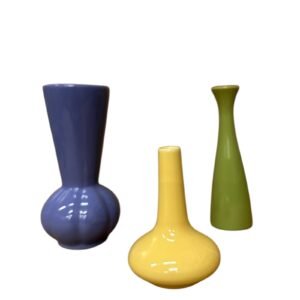 GREEN TULLY CERAMIC VASE