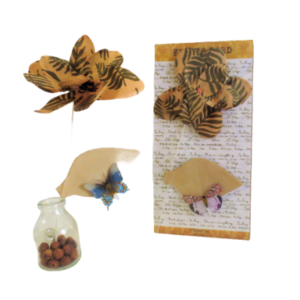 PFC-GFF: Green Forest Fern paper flower card