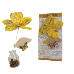 PFC-YOU: Yellow Opulence paper flower card