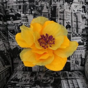 YELLOW: Sakura paper flower